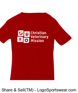CVM Infant Shirt - Red Design Zoom